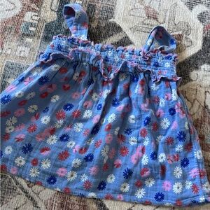 GAP Blue Floral Kids Top